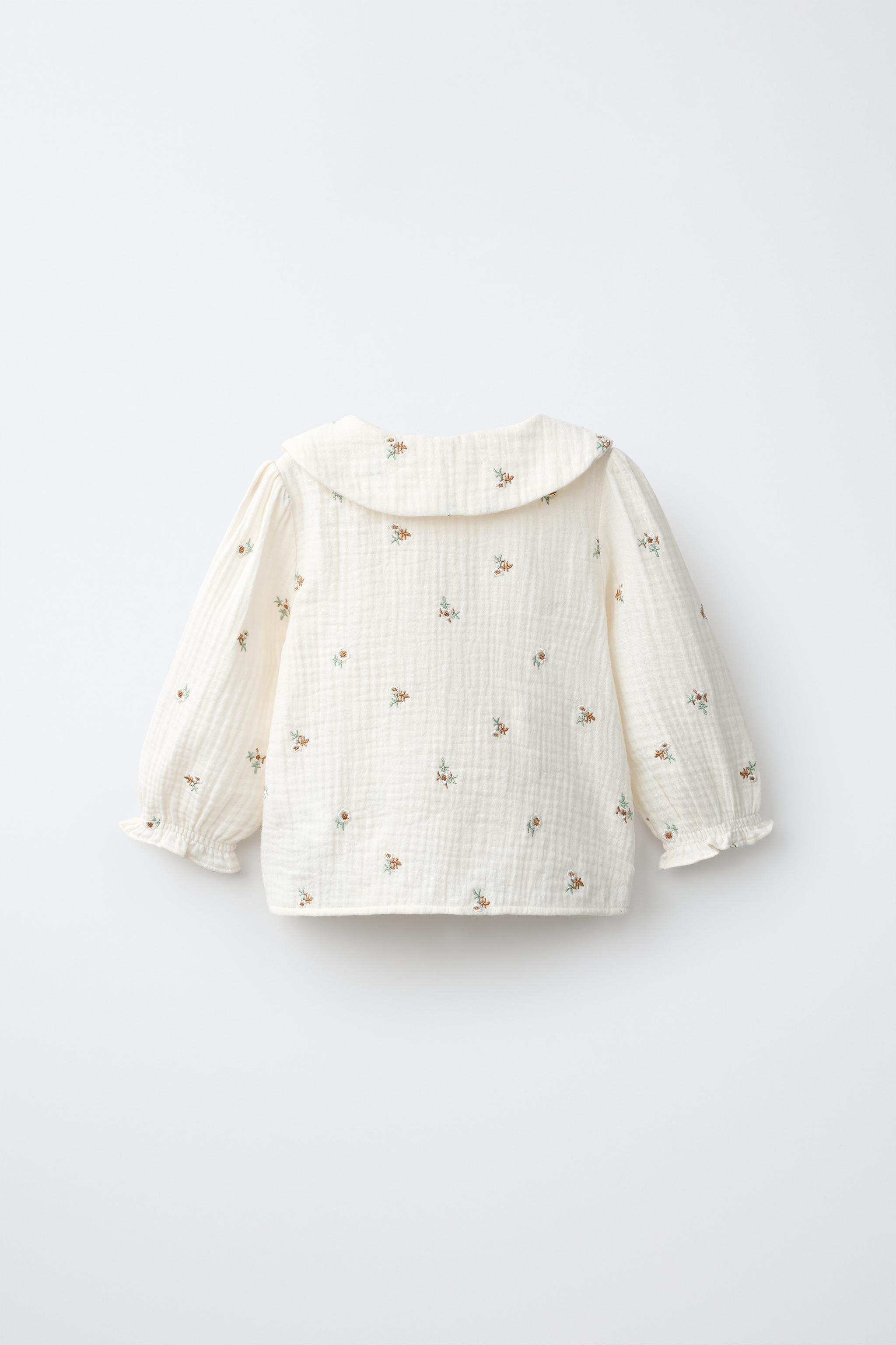 EMBROIDERED FLORAL TEXTURE SHIRT