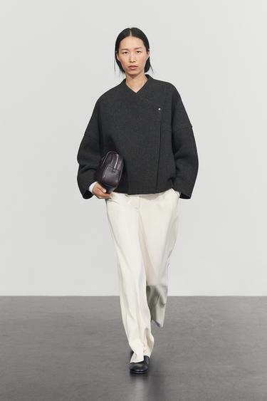 Wool blend bomber jacket — 205 1