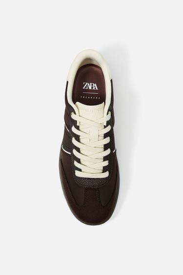 Zara ATHLETIC SNEAKERS - Brown
