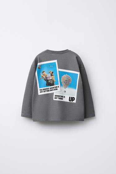UP © DISNEY PHOTO PRINT T-SHIRT - Grey by Zara
