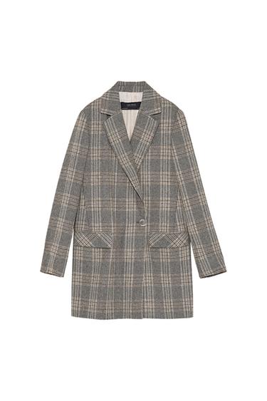CHECK FROCK COAT