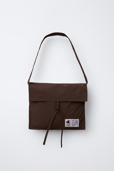 NYLON JACKET WITH CHAMPION ® X ZARA BAG - Brown by Zara - Image 6