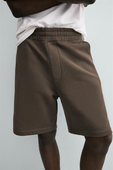 BERMUDA JOGGER REGULAR FIT - Marron de Zara - Image 4