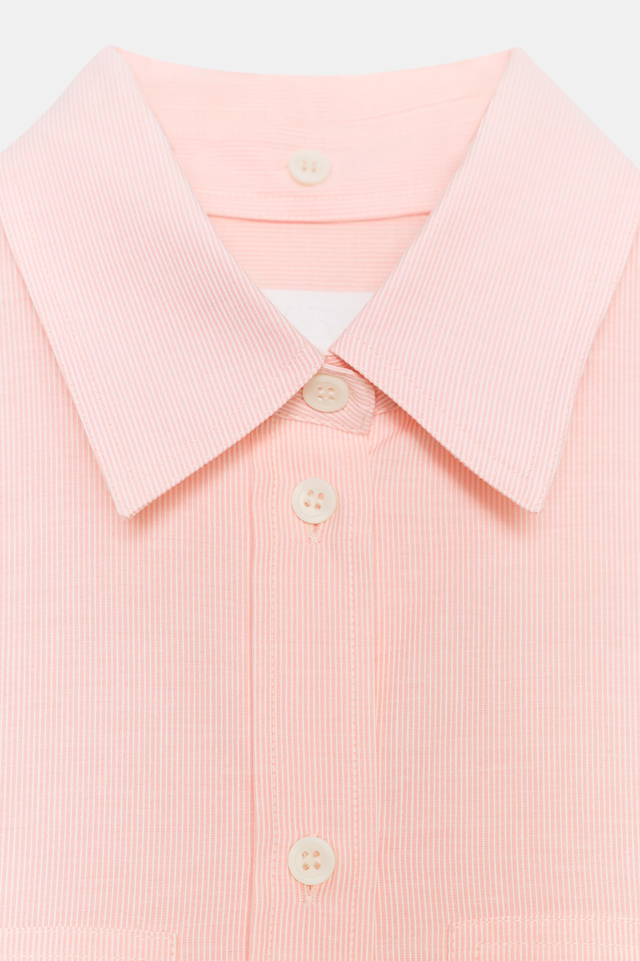 ZW COLLECTION STRIPED SHIRT WITH DETACHABLE COLLAR