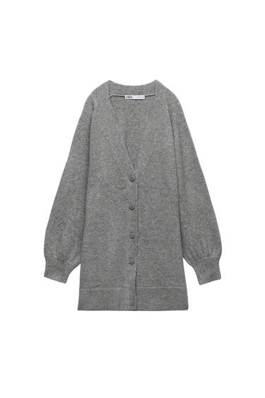CHAQUETA LARGA PUNTO