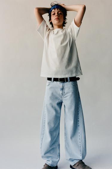 JEANS BARREL - Azul claro de Zara
