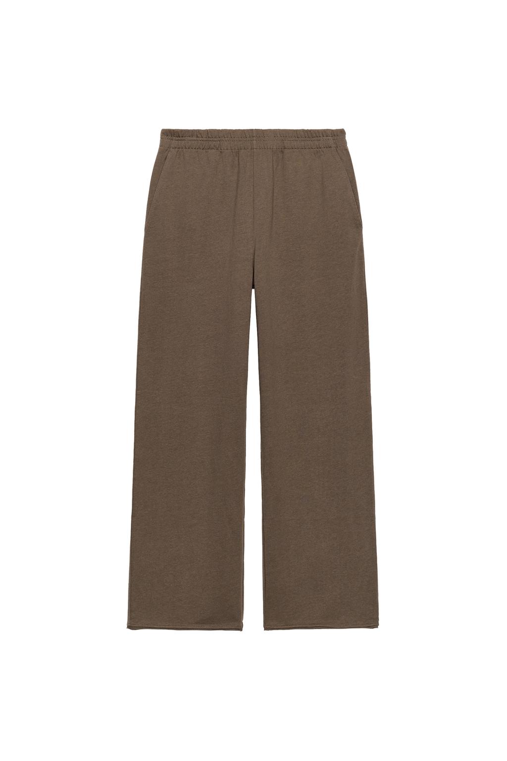 STRAIGHT-LEG COTTON TROUSERS