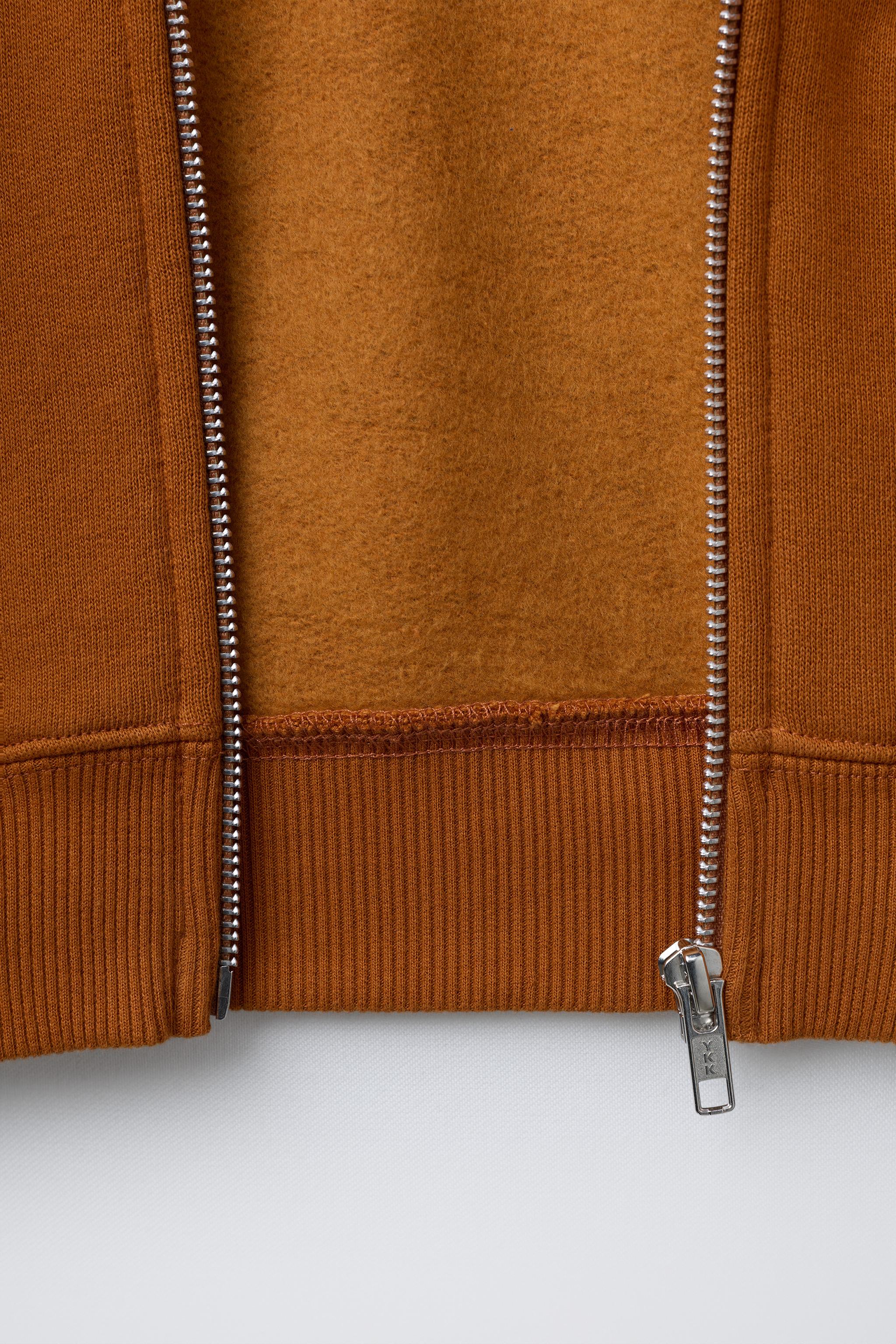 TERRY TEXT HOODED SWEATSHIRT