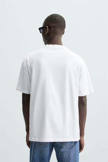 BASIC HEAVY WEIGHT T-SHIRT - White by Zara