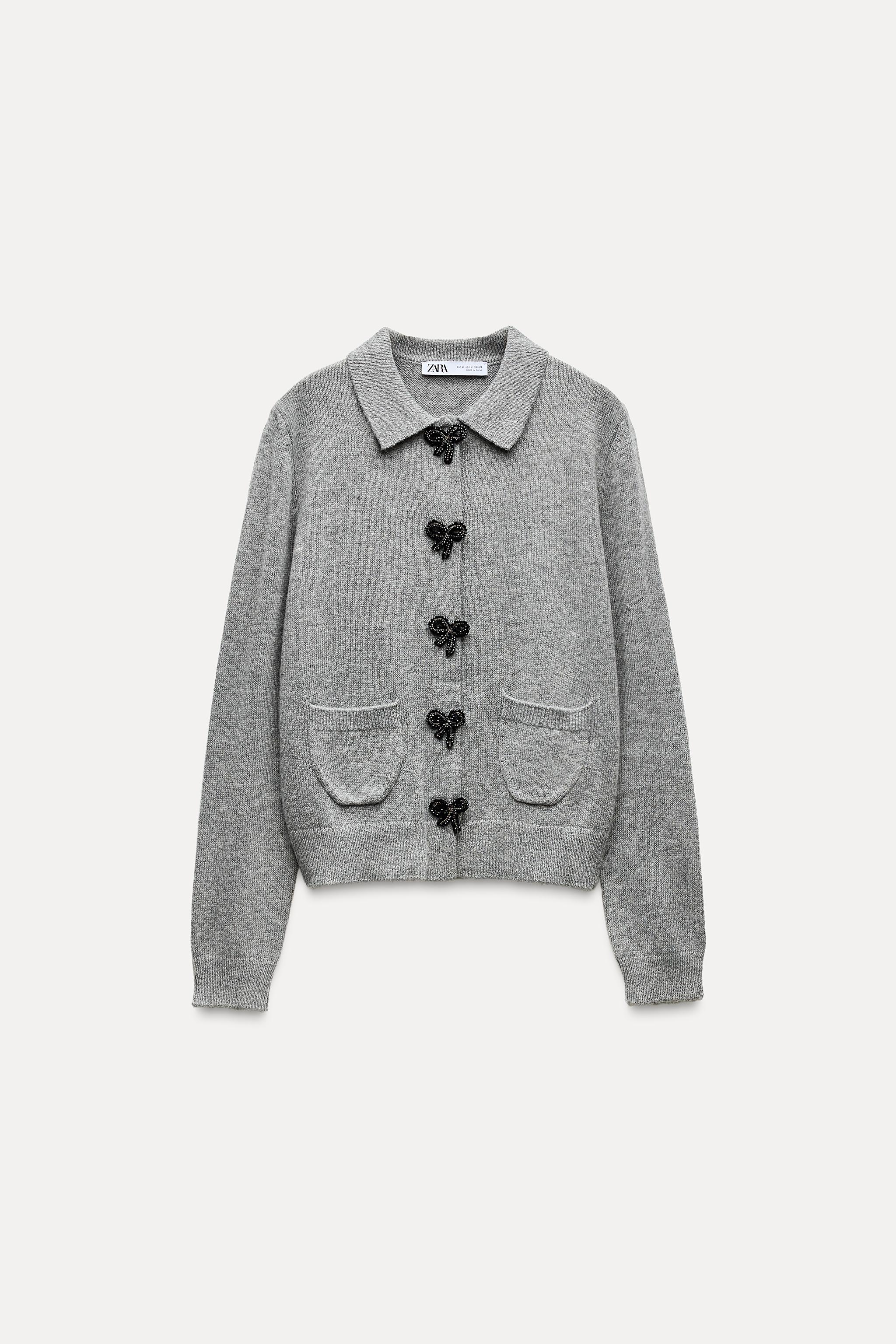 【新品未使用タグ付】ガジェス Clara Knit Cardigan グレー 新品未使用タグ付】ガジェス Clara Knit Cardigan グレー Clara