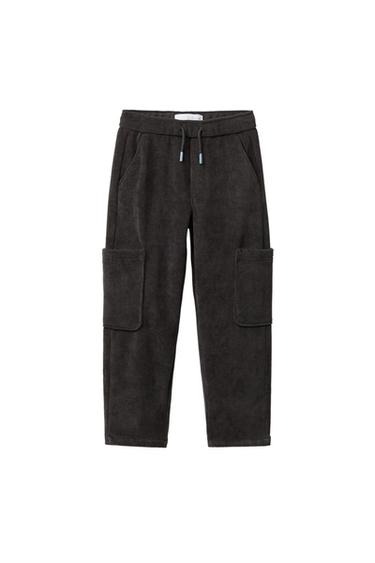 PANTALÓN PANA BOLSILLOS - Marrón / Topo de Zara