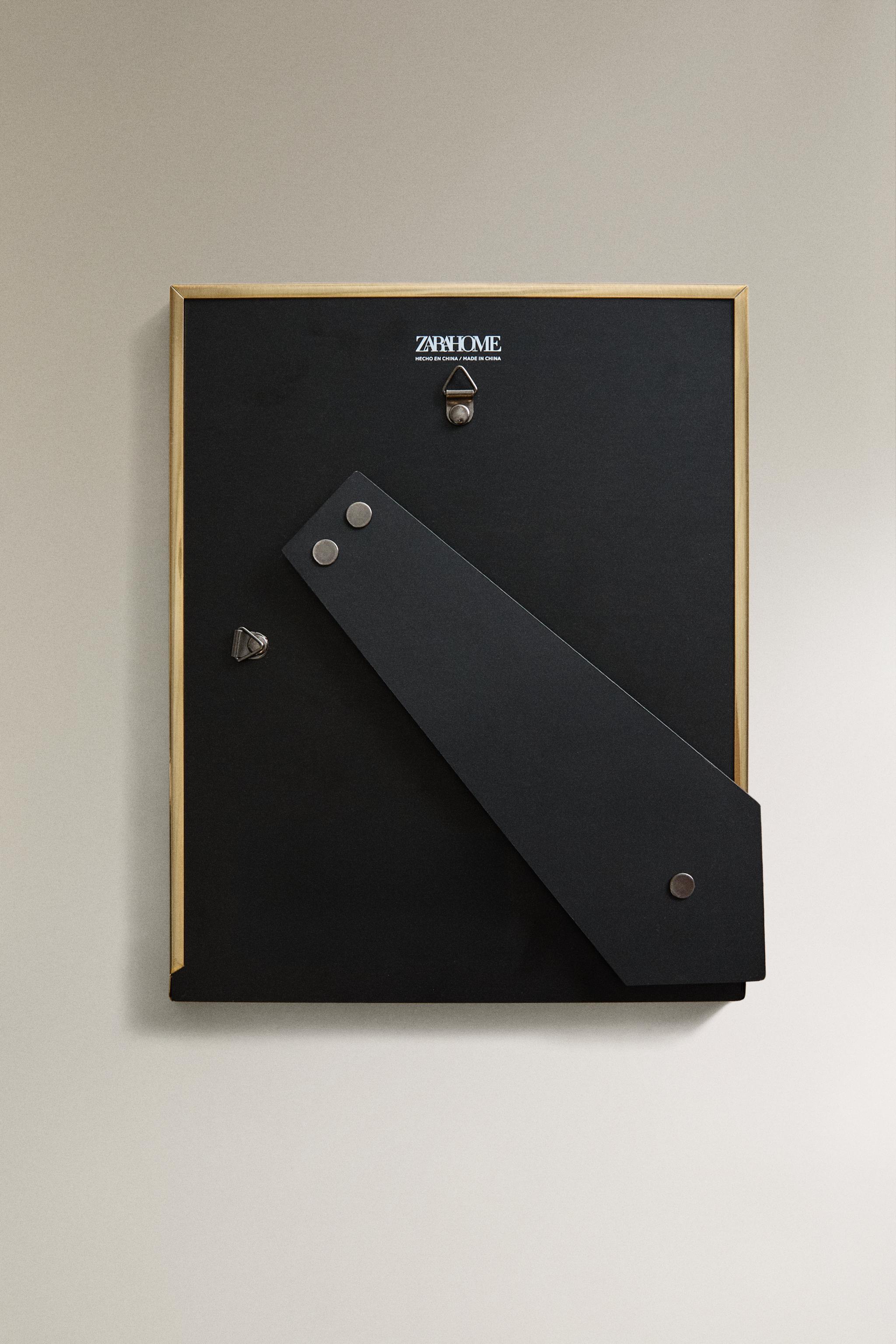 GOLD METAL PHOTO FRAME - Golden | ZARA United States
