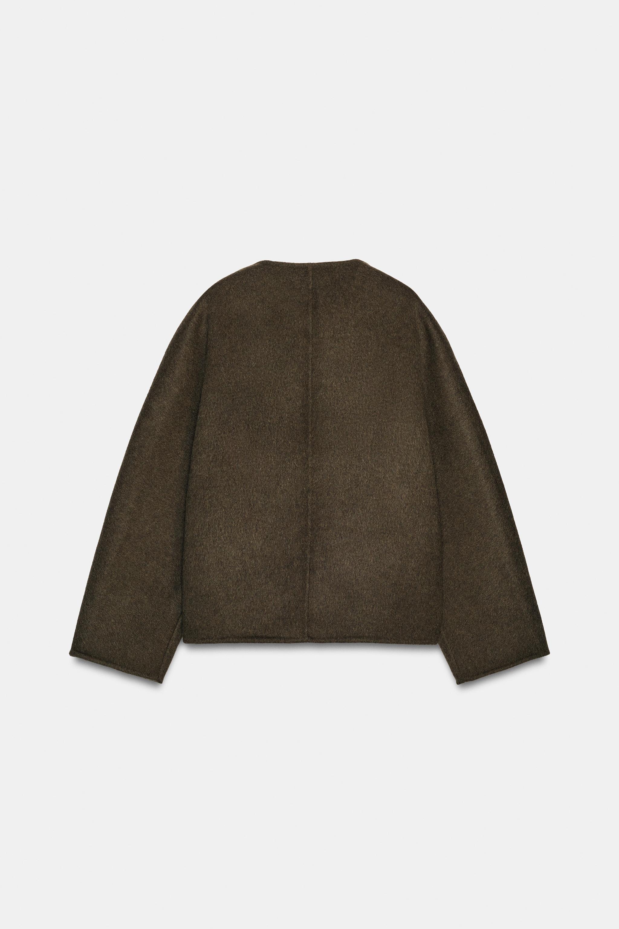 MANTEAU COURT AVEC LAINE ZW COLLECTION