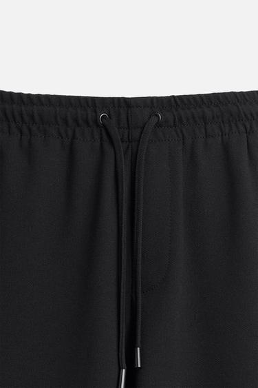 EASY CARE JOGGER WAIST TROUSERS - Black by Zara - Image 8