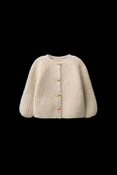 TOGGLE CARDIGAN - Cream by Zara - Image 0