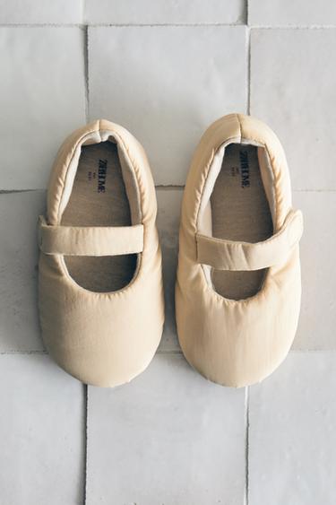 BALLERINES ENFANT TISSU - Jaune de Zara - Image 6