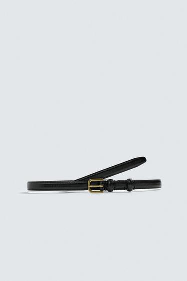 LIMITED EDITION LEATHER BELT - Black by Zara