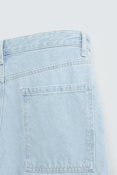 TAPERED WIDE-LEG JEANS - Light blue de Zara - Image 9