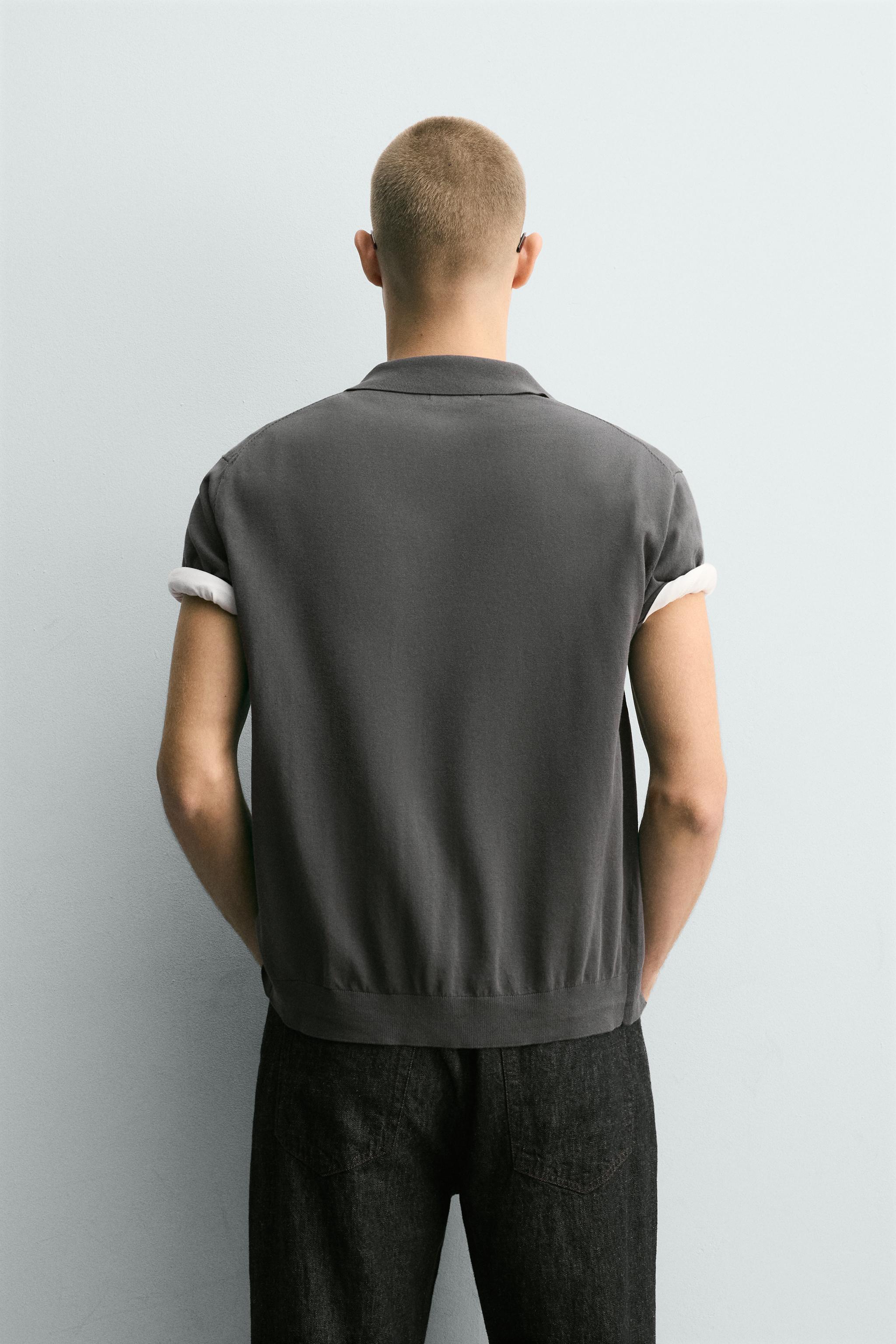 KNIT COTTON SHIRT