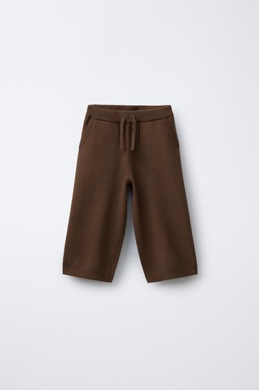 KNIT CULOTTES - Chocolate brown by Zara - Image 0