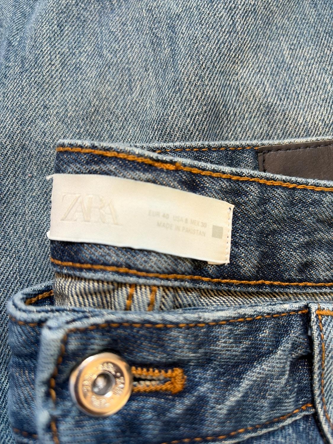 Z1975 HIGH-WAIST BELTED CULOTTES JEANS - Image 3