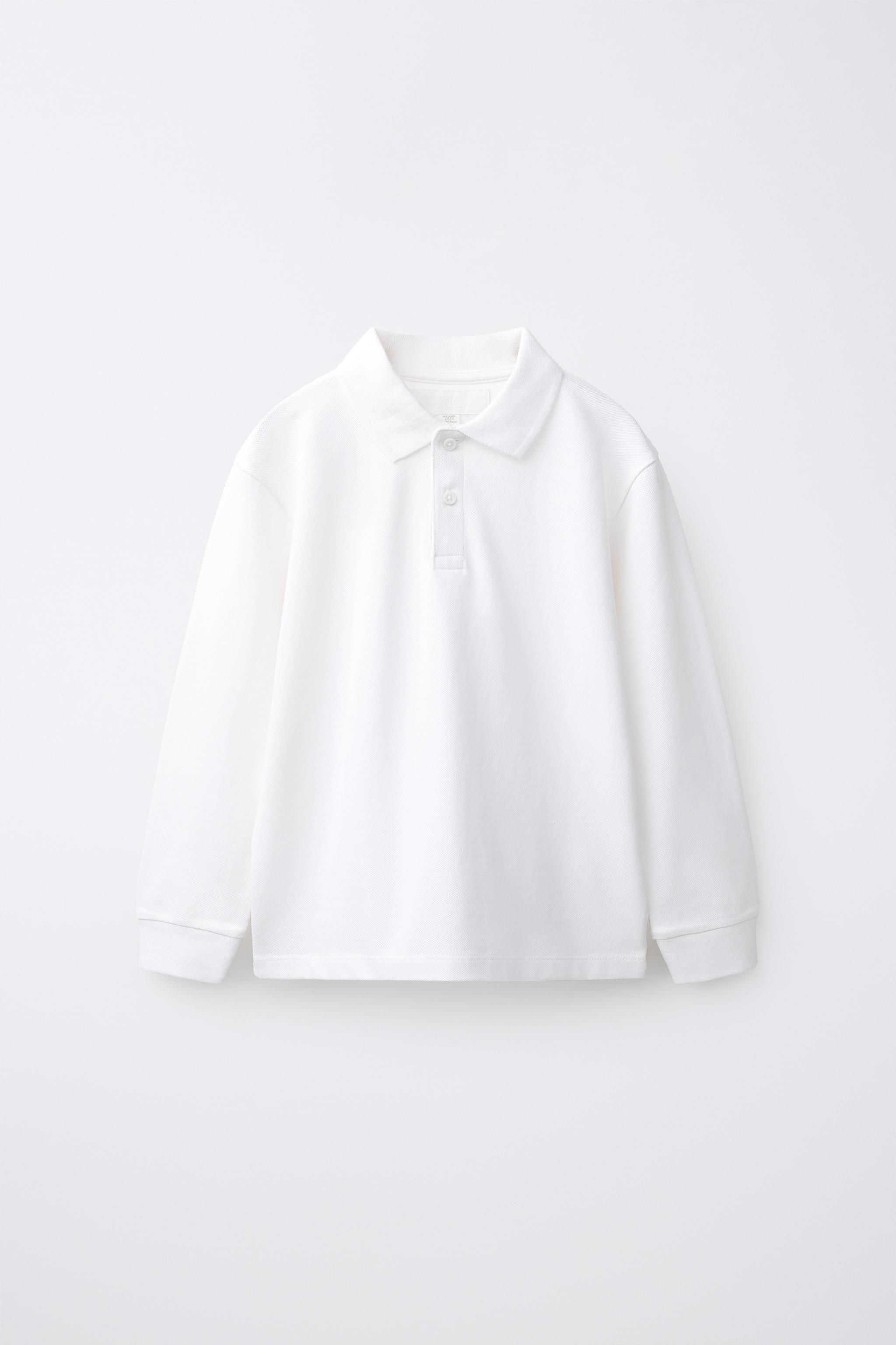 SOLID POLO SHIRT — White