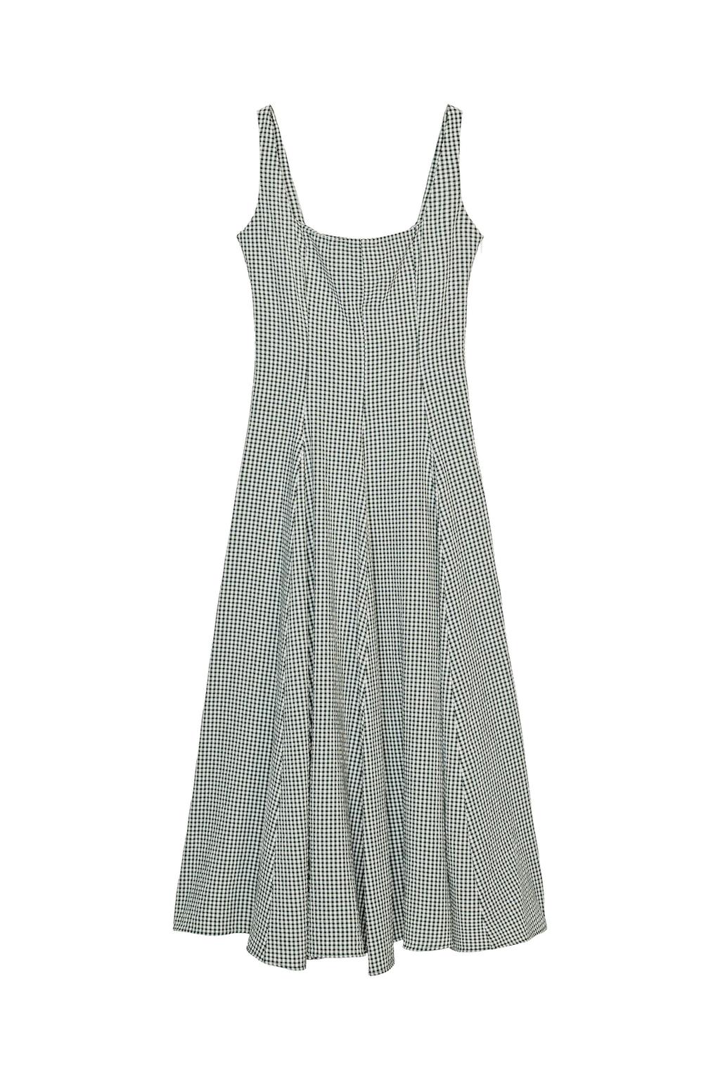 GINGHAM MIDI DRESS - image 3