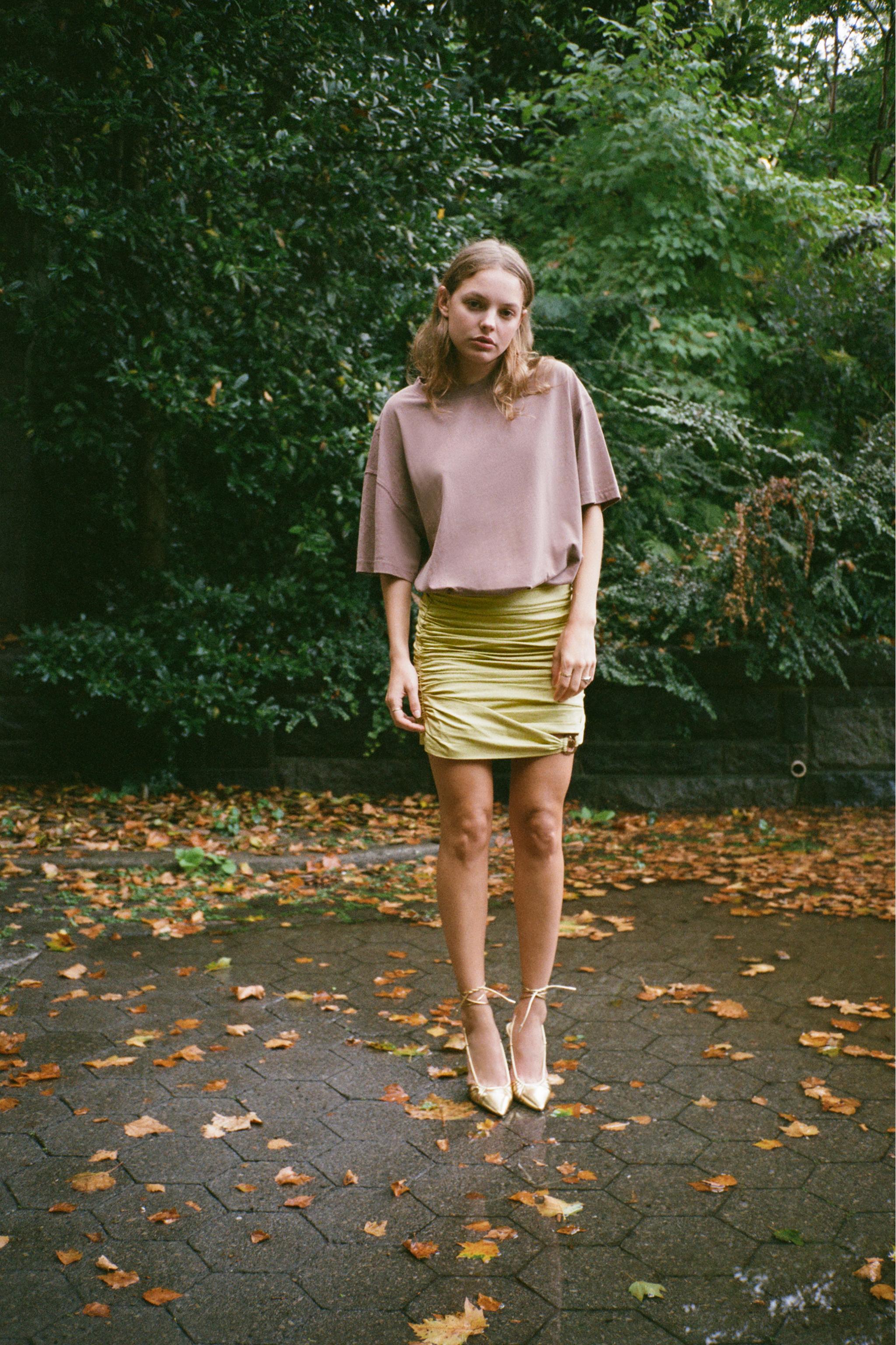ZARA ドレープミディスカート 3628/324 ZARA ドレープミディスカート S - メルカリ