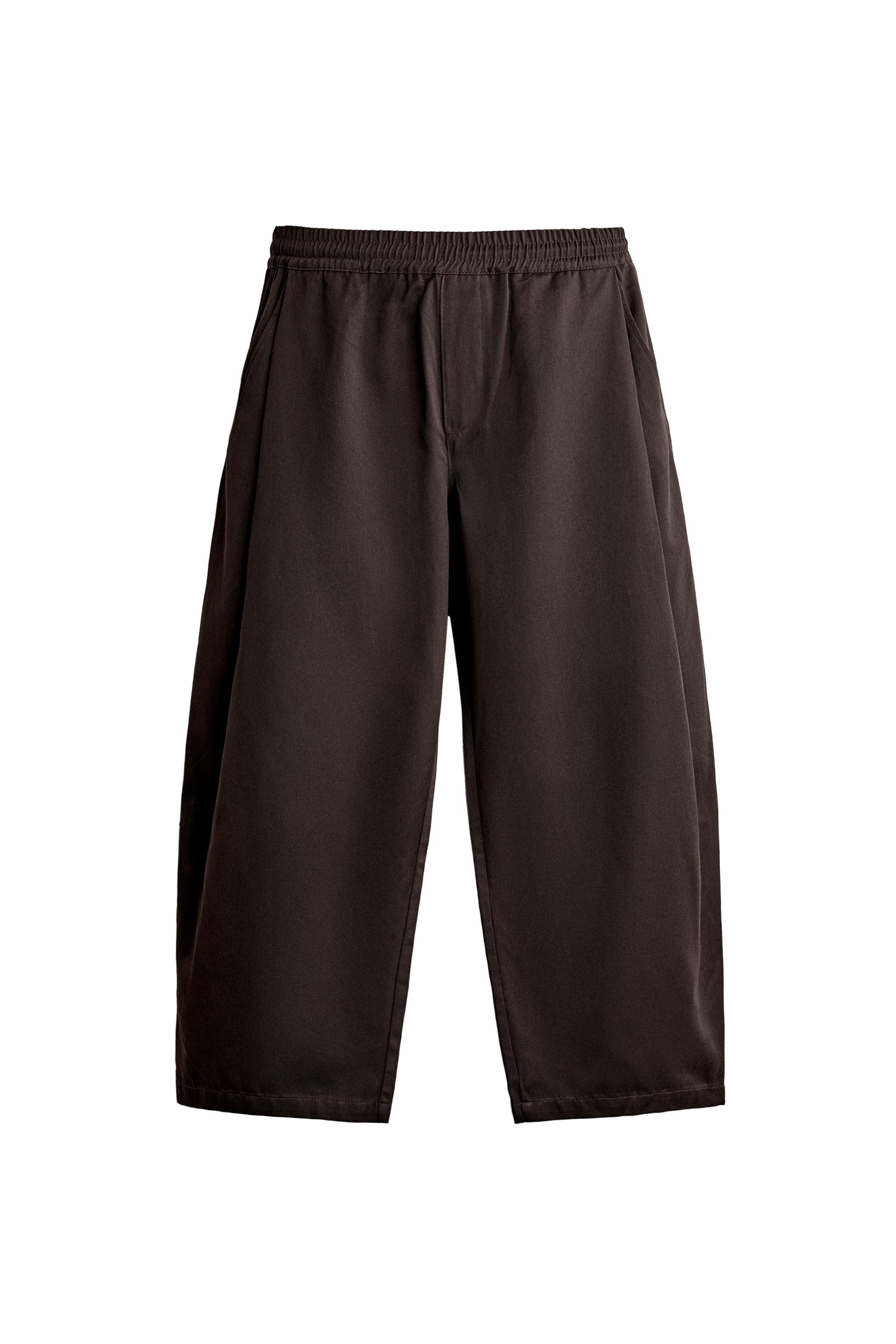 PANTALÓN BALLOON FIT PLIEGUES LATERALES