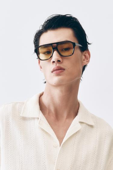 GEOMETRIC JACQUARD SHIRT - Ecru by Zara