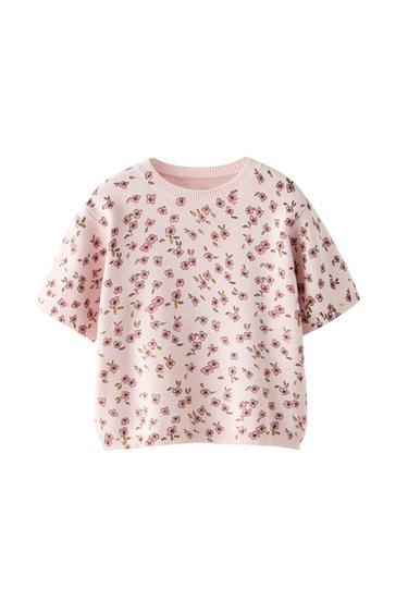 CAMISETA PUNTO FLORES