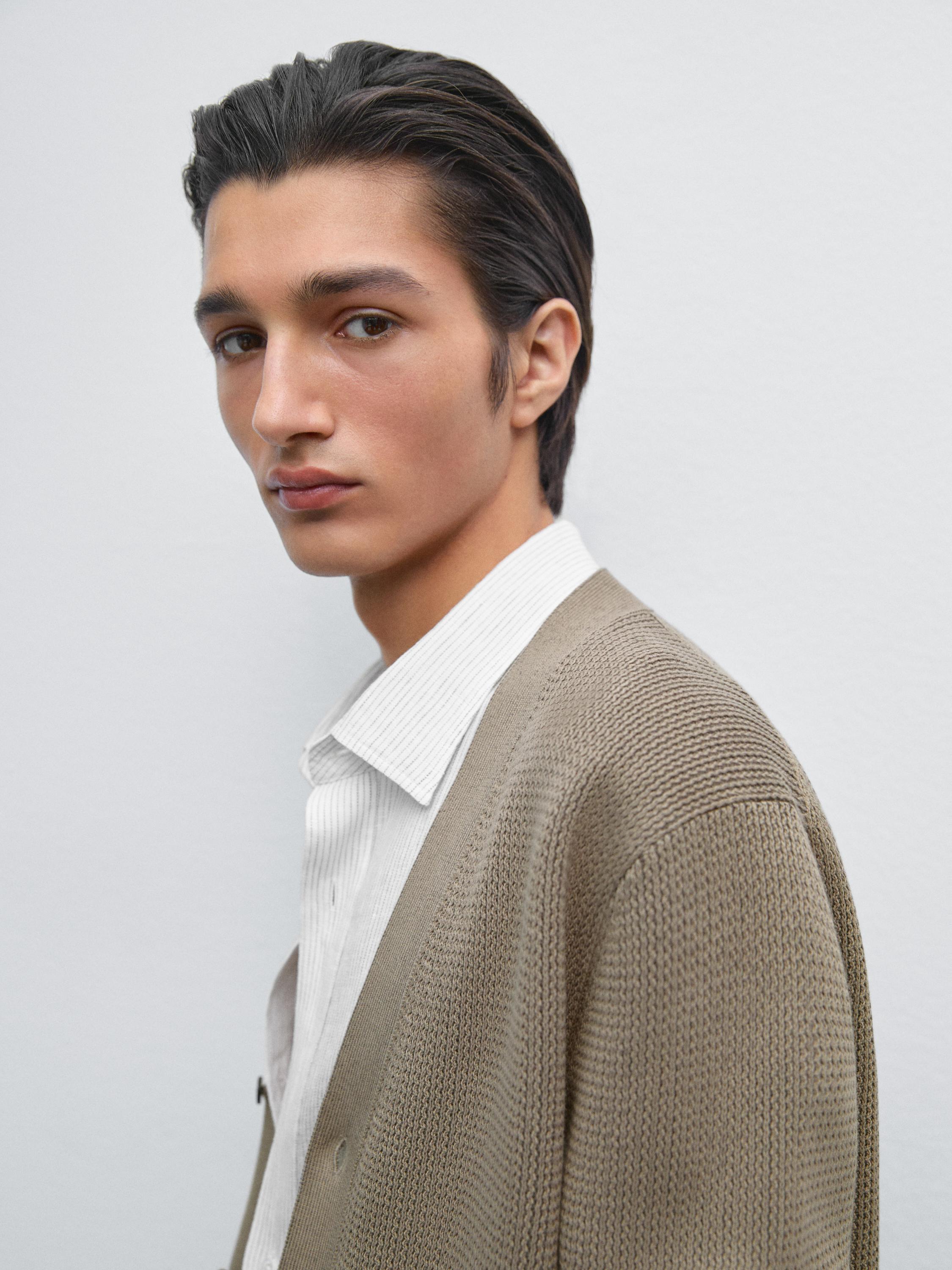 Cardigan 100 % coton