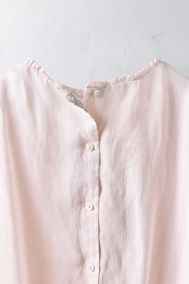 2-5 YEARS/ LIMITED EDITION 100% RAMIE DRESS - Dusty pink by Zara - Image 2