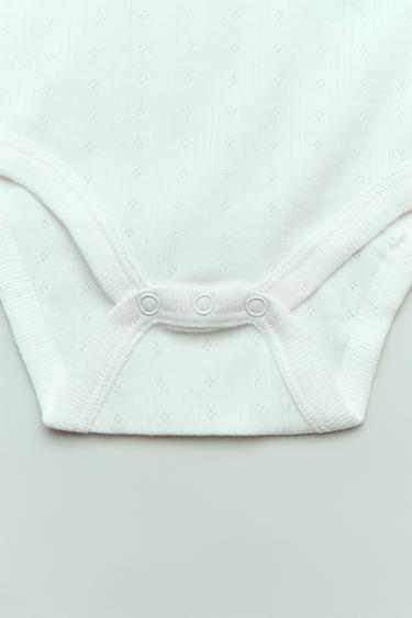 Zara 3件裝羅紋連體衣 - 黃色