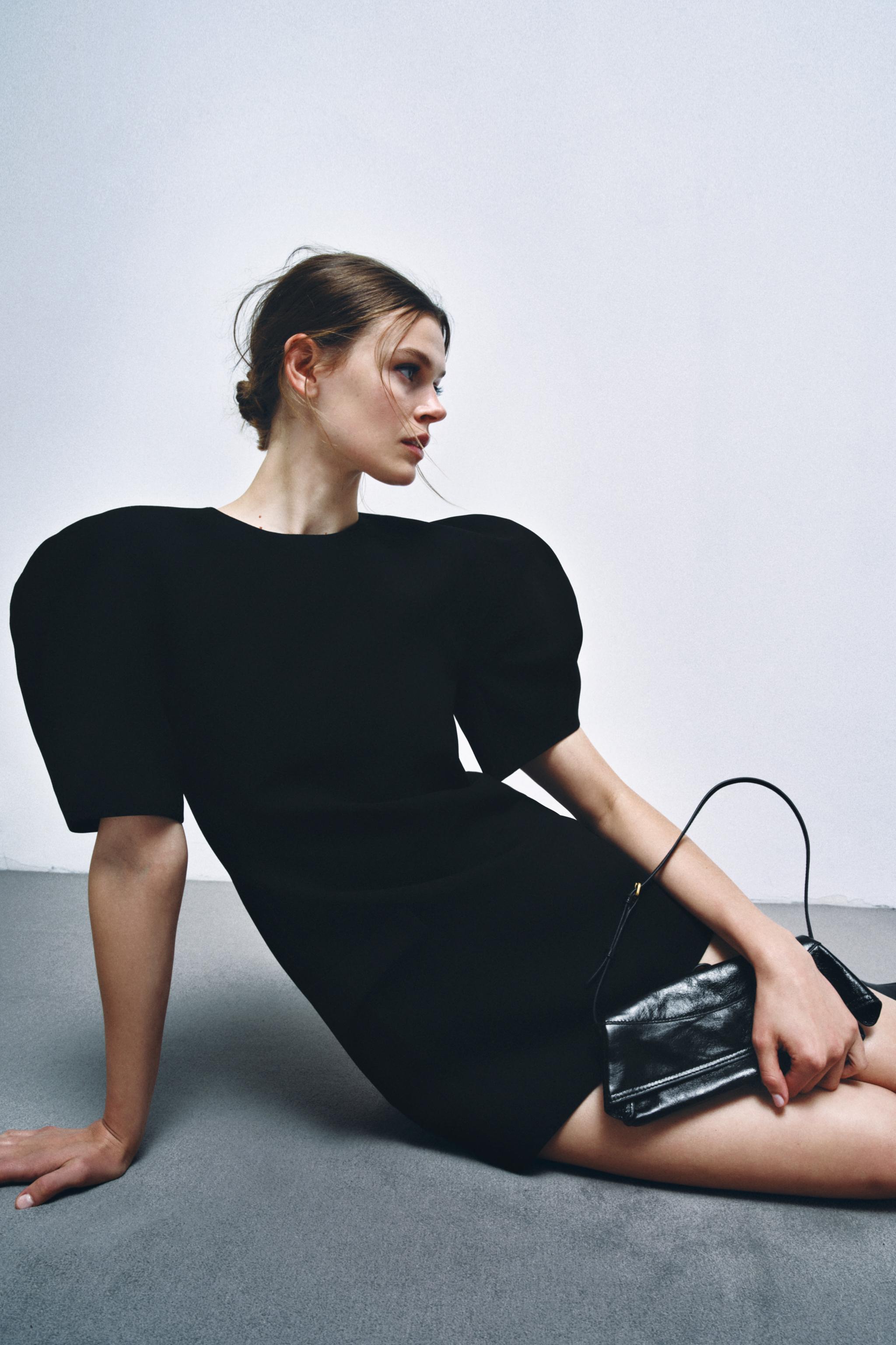 LEATHER FLAP BAG - Black | ZARA United States