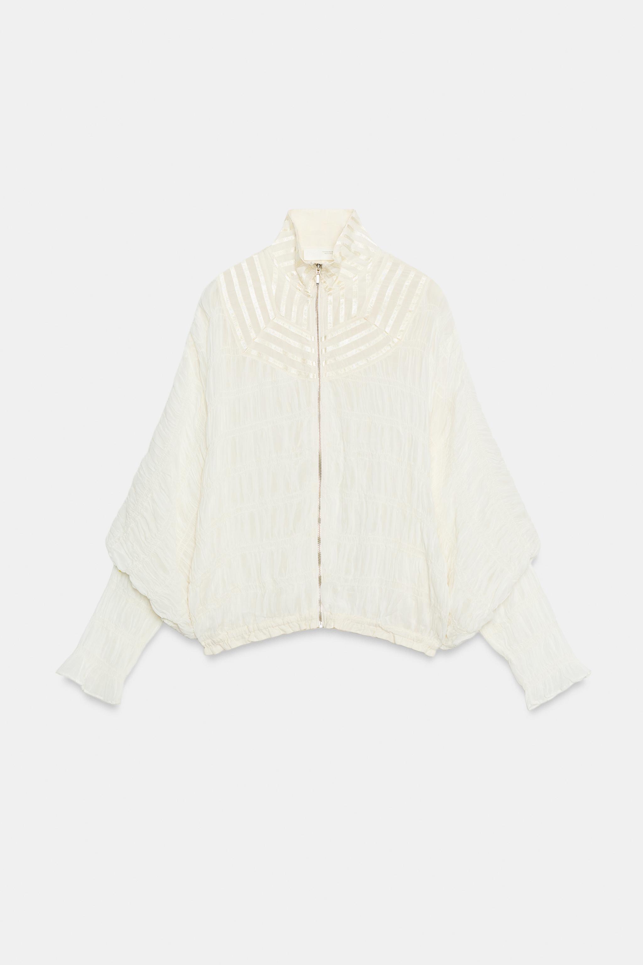 ZW COLLECTION GATHERED BOMBER JACKET