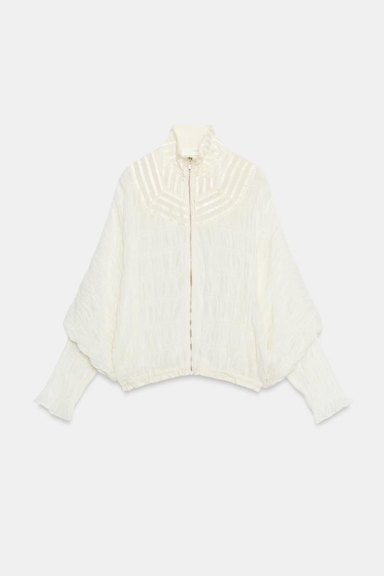 Chaqueta bomber fruncida de la colección ZW 3