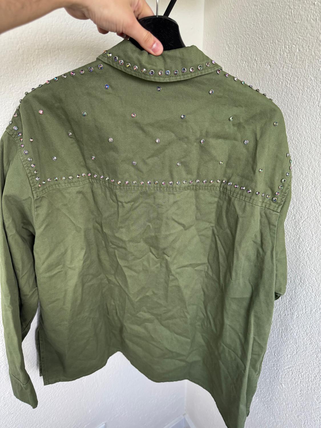 BEADED COTTON OVERSHIRT - Image 6