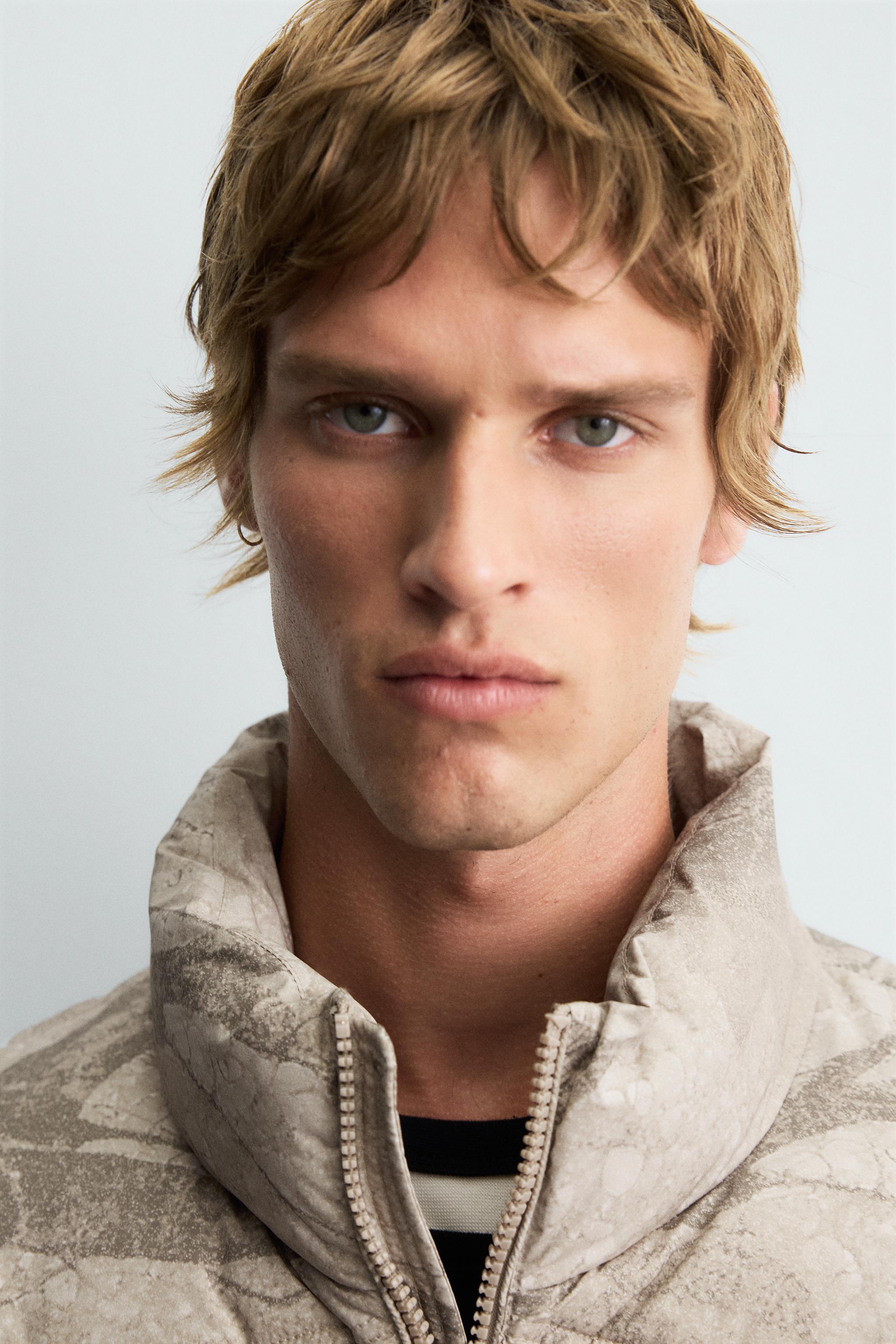 抽象柄キルティングジャケット - プリント地 | ZARA Japan / 日本