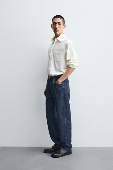 REGULAR FIT JEANS - Blue by Zara - Image 3