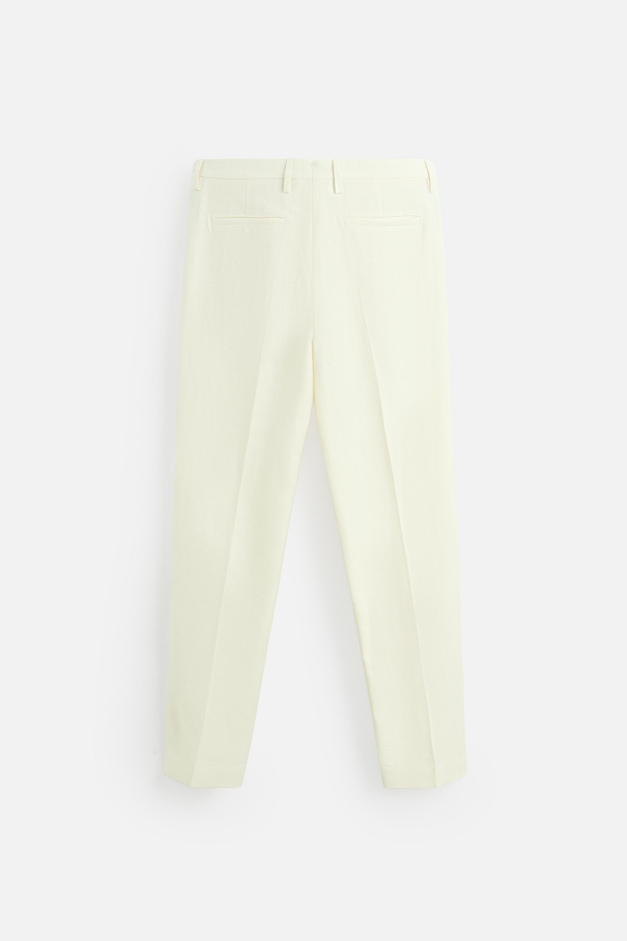 High Waisted Linen Pants | Brooks Brothers