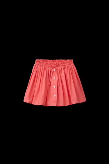 HOSENROCK MIT KNÖPFEN - Rot von Zara - Bild 0