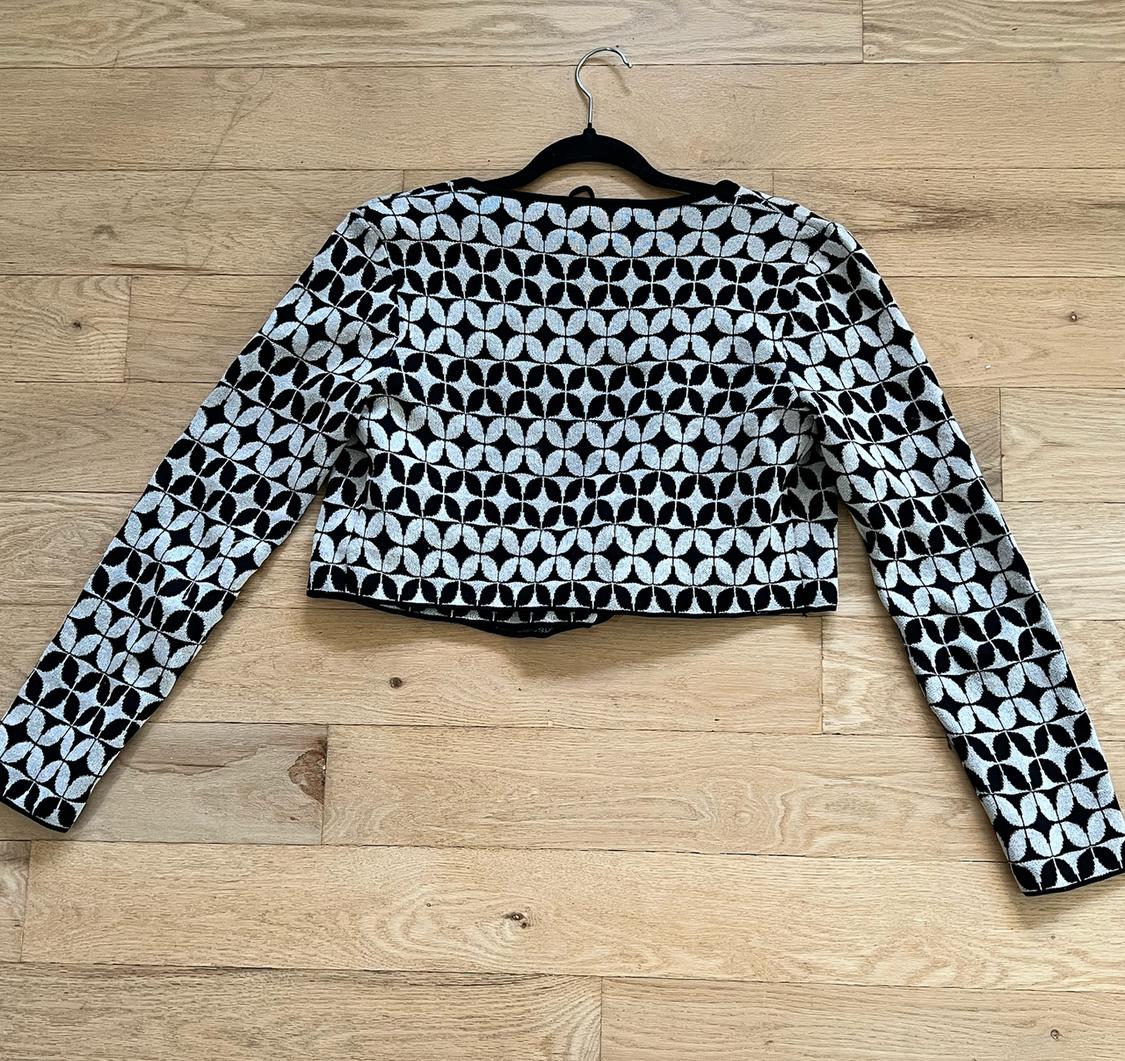GEOMETRIC KNIT JACQUARD SWEATER - Image 3
