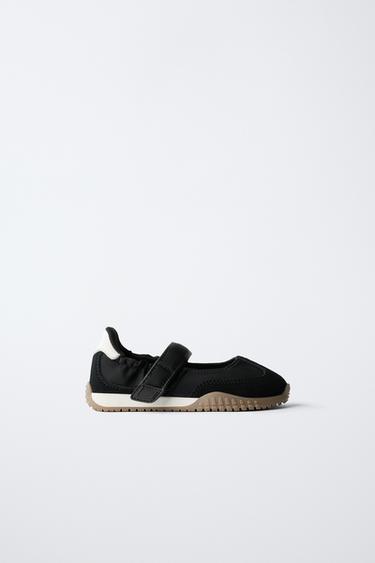 GIÀY BÚP BÊ THỂ THAO ROCK - Đen từ Zara