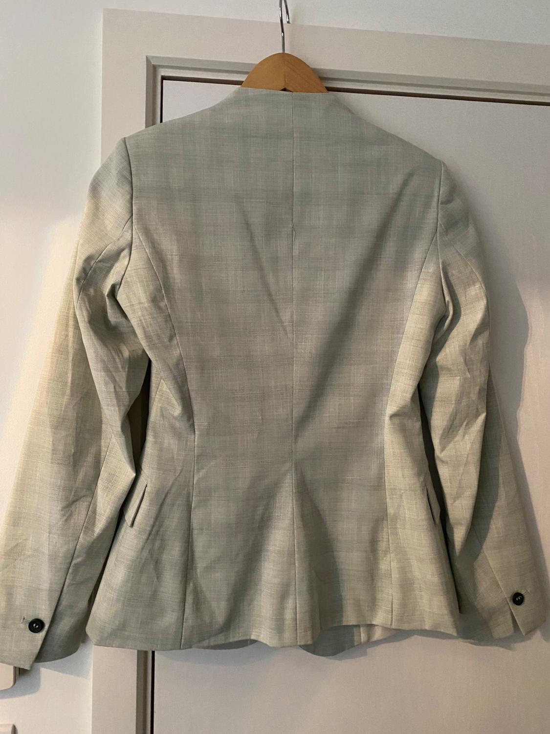 FITTED CHECK BLAZER - Image 5