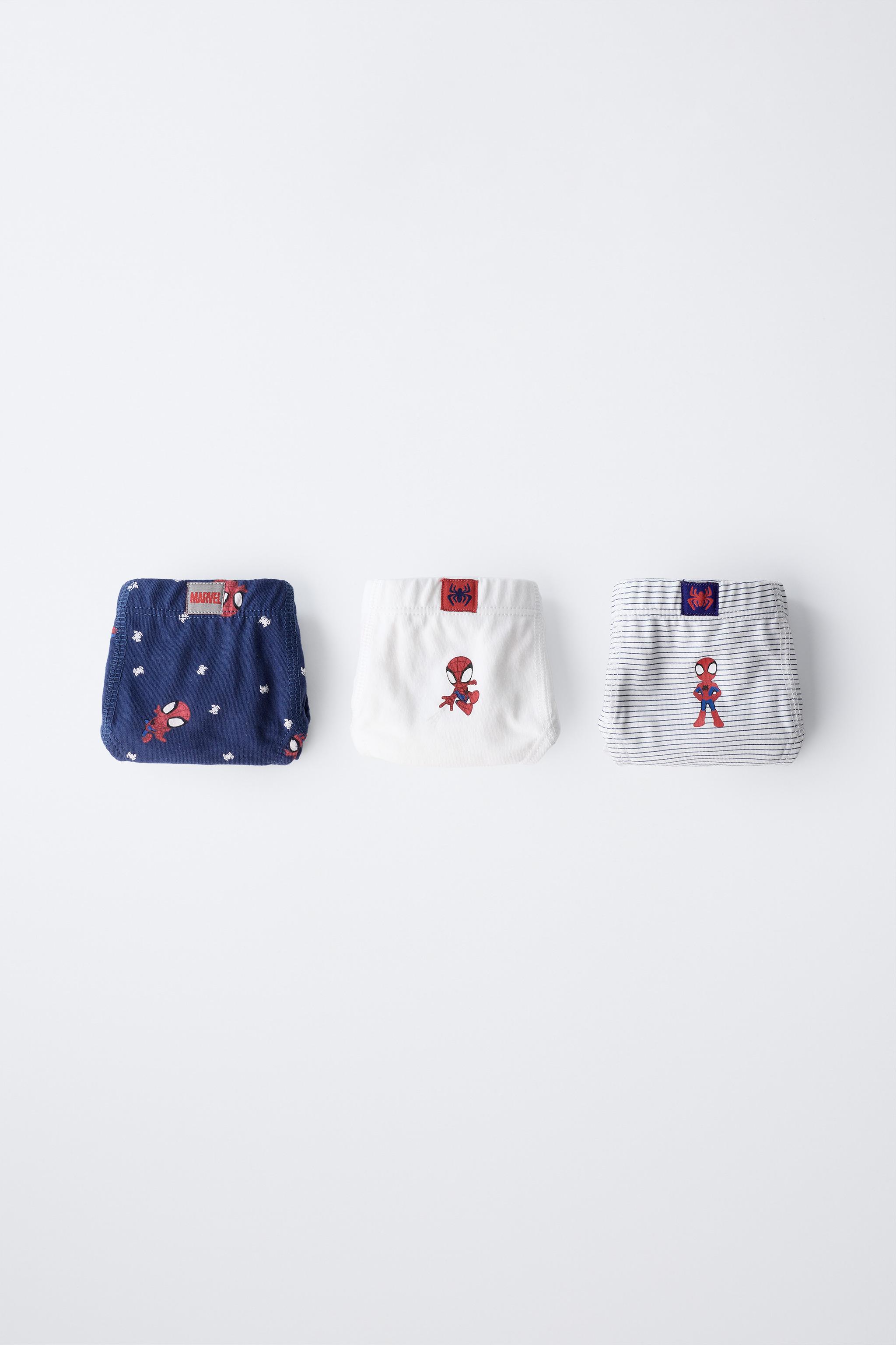AGES 1 1/2-6/ THREE-PACK OF SPIDEY © MARVEL UNDERWEAR