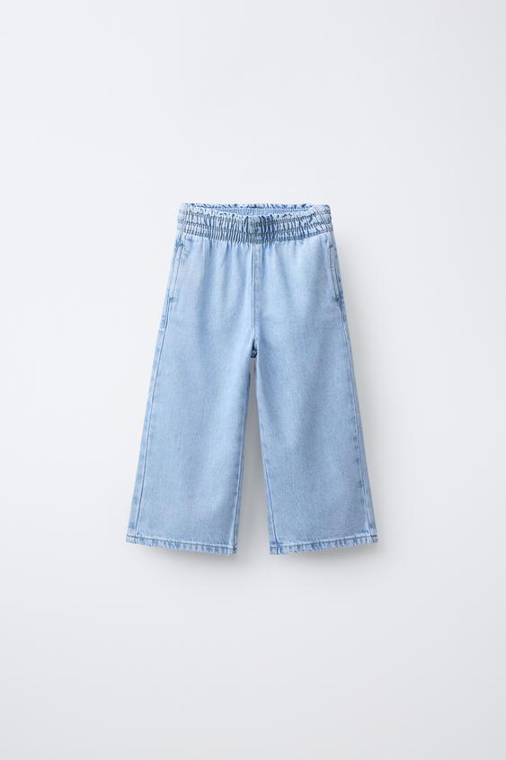 WIDE-LEG JEANS - Light blue by Zara - Image 0