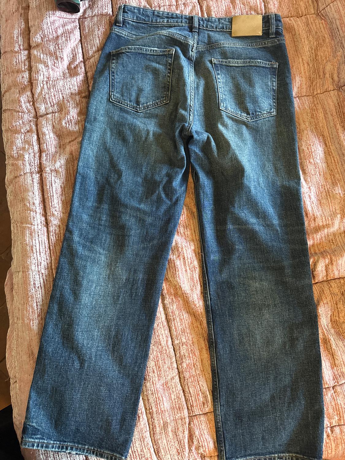 ZW COLLECTION BAGGY JEANS WITH SCARF DETAIL LOW-RISE - Image 2