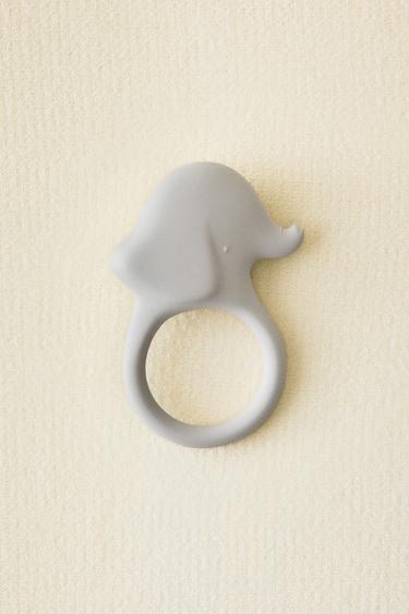 JOUET À MORDILLER ENFANT ÉLÉPHANT - Gris de Zara - Image 4