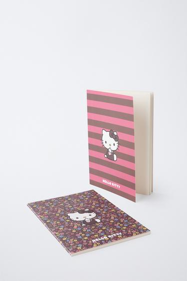 LOT DE DEUX CARNETS HELLO KITTY © SANRIO - Marron de Zara - Image 1